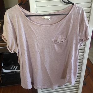 H&M swoop neck basic tee